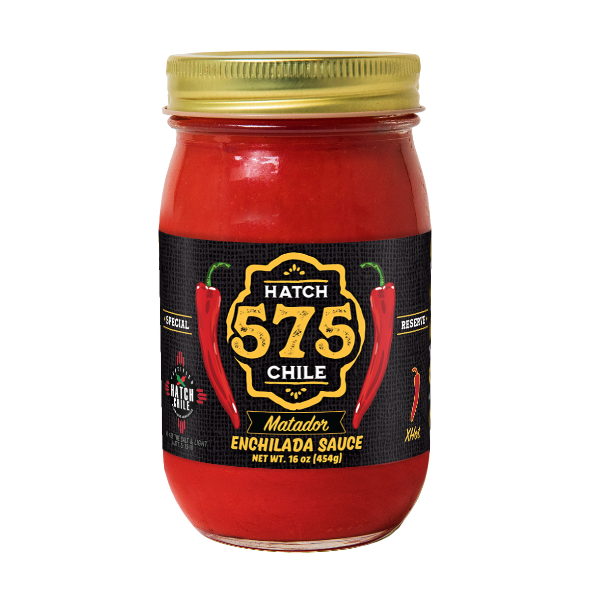 575 Matador Hatch Red Chile Enchilada Sauce (XHot)