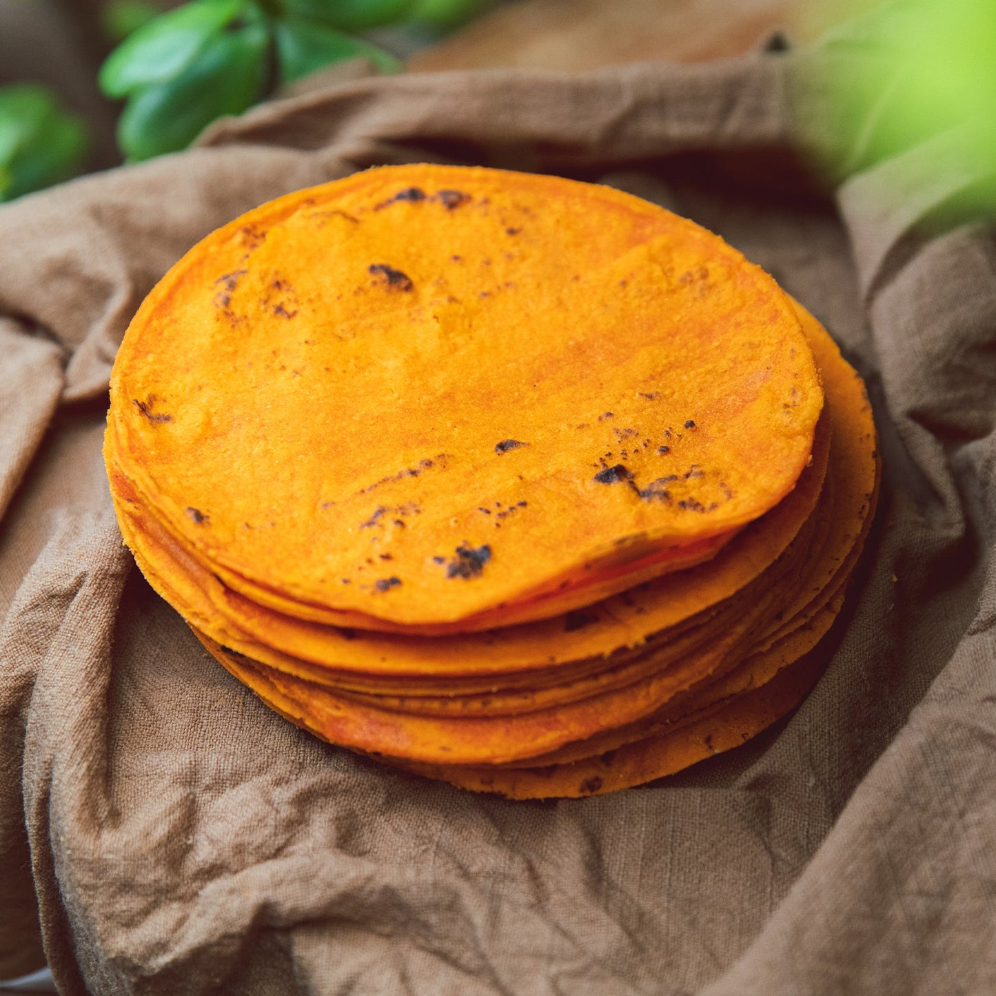 Hatch Red Chile Corn Tortillas