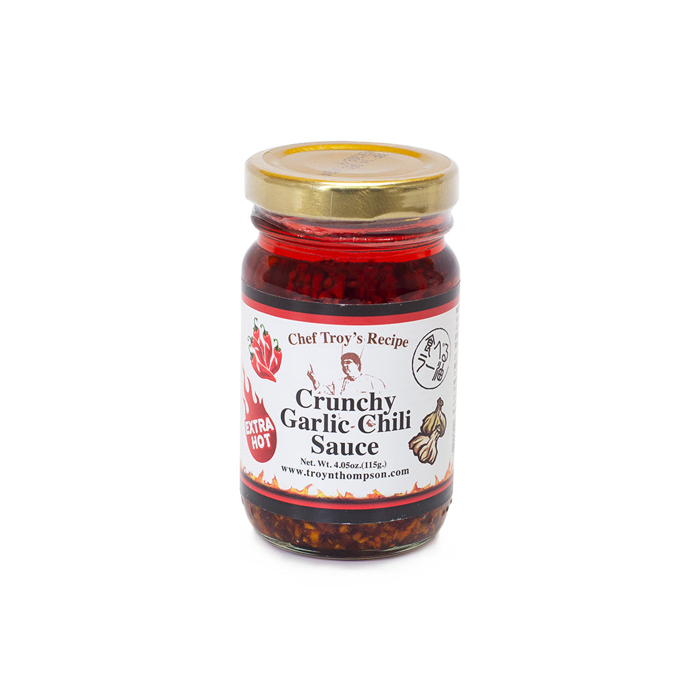 Extra Hot Crunchy Garlic Chili Sauce 4.05oz (115g)