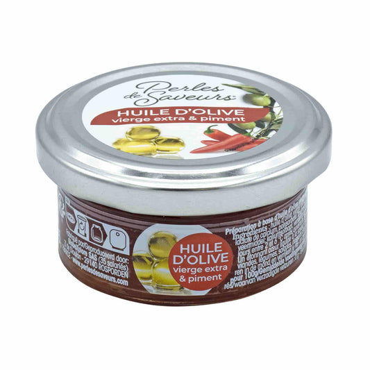 Christine Le Tennier Extra Virgin Olive Oil &amp; Chili Pearls, 45g