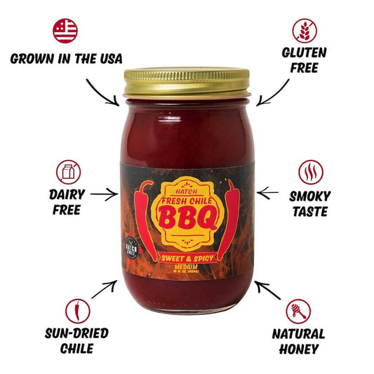 Sweet &amp; Spicy Hatch Red Chile BBQ Sauce 