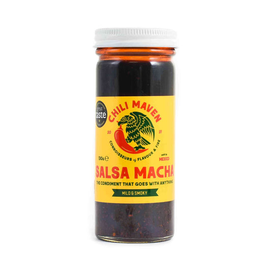 Chili Maven Salsa Macha - Mild &amp; Smoky, 130g