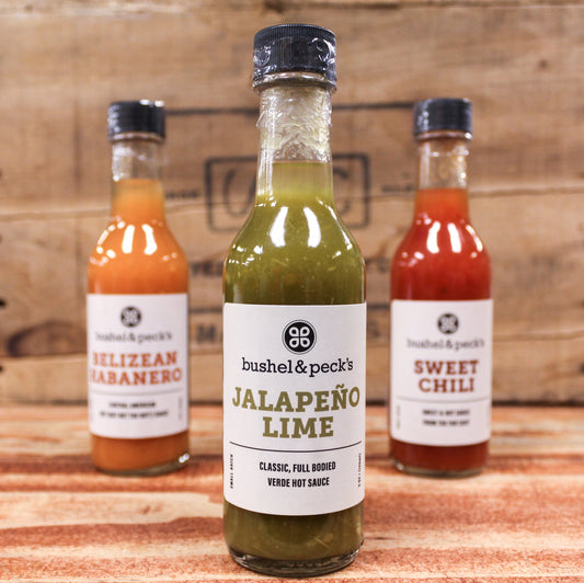 B&amp;P Classics Hot Sauce Trio 1.0 Boxed Set ~ Habanero, Jalapeno, Sweet Chili