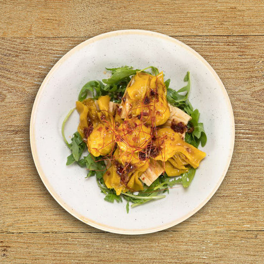 Shanghai Chilli Wonton with Spinach &amp; Mushroom (Vegan)