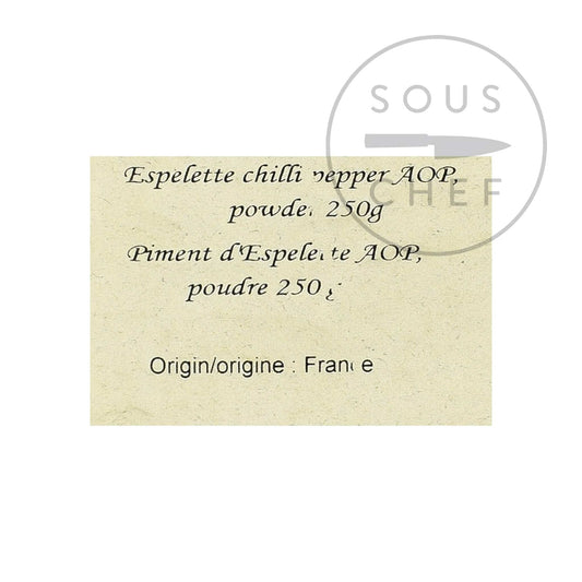 Terre Exotique Espelette Chili Pepper DOP, 250g